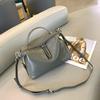 Versatile Women's Crossbody Shoulder Bag - Vegetable-Tanned Top-Grain Cowhide, Zipper Dumpling Design, Large Capacity for Daily Commute