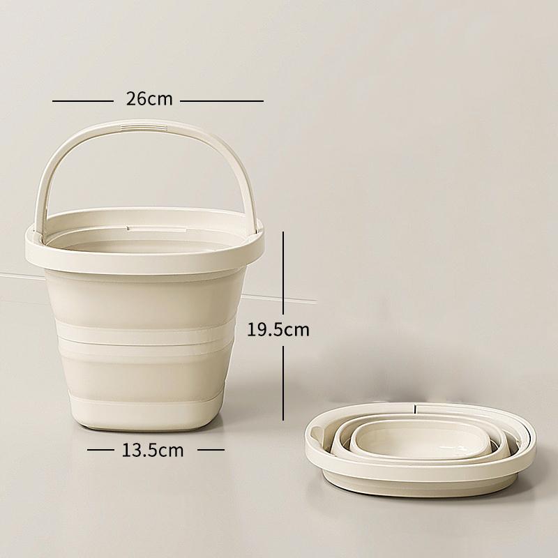 

Складное ведро Складное ведро для воды Пластиковое дорожное ведро с ручкой Товары для дома для кемпинга на открытом воздухе