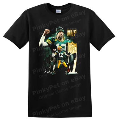 Aaron Rodgers T Shirt Green Bay Packers MVP Football Legend Tee