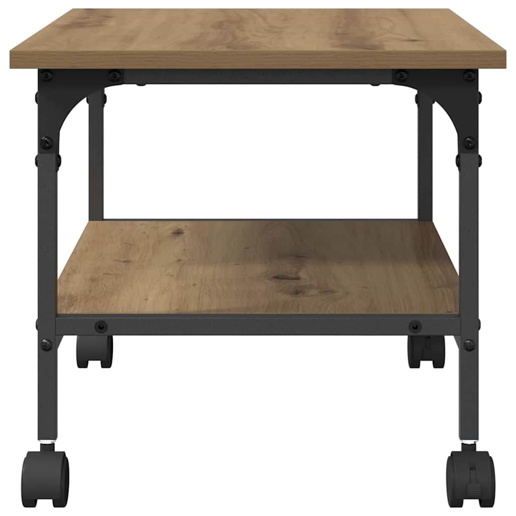 Printer Stand Artisan Oak 50 X 40 X 38 Cm Particleboard