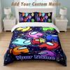 Bedding Set 1 Duvet Cover 2 Pillowcases Among Us Print Soft Bed Linen Bedroom Decor