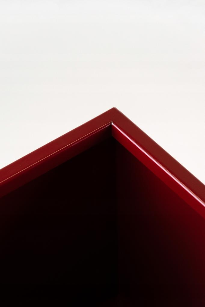 FLOWERPOT Metal Flowerpot Cover Red Lorient 19x19x47cm
