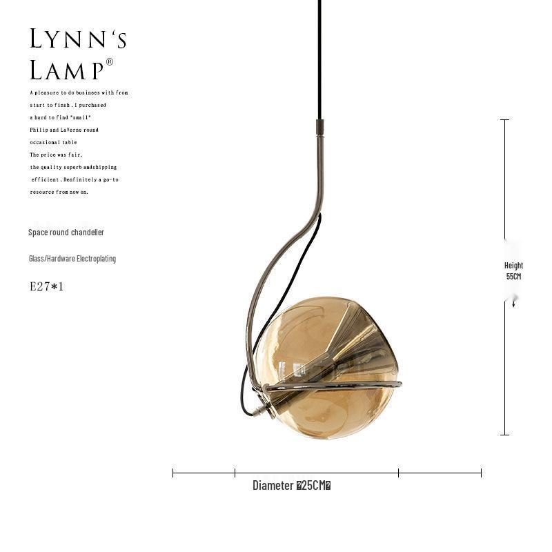 Nordic Minimalist Pendant Light: Elegant Designer Lighting for Restaurant, Bar, Bedroom, Stairwell, or Bedside