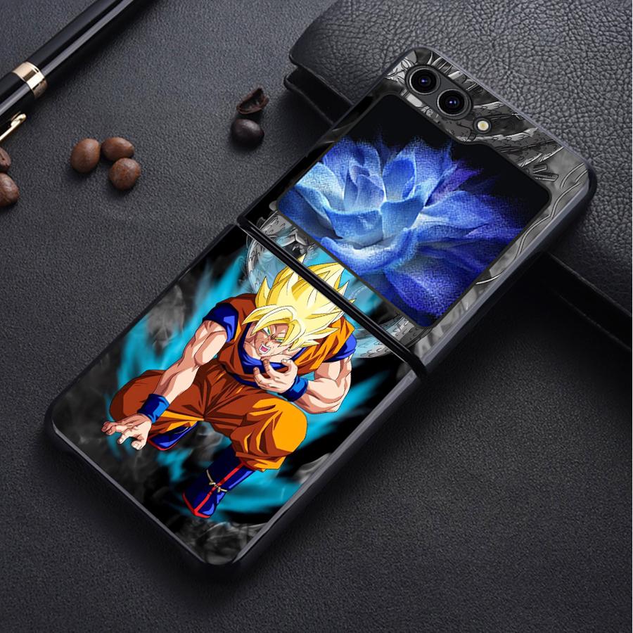 Back Phone Cover Funda Case for Samsung Galaxy Flip6 Z Flip 7 6 5 4 3 Flip7 FE Flip4 Flip3 Flip5 Dragons Balls