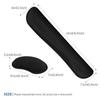 Keyboard Wrist Rest Mouse Pad With Wrist Support Memory Foam Keyboard Pad Set Ergonomic Mousepad For Office PC Laptop Mouse Pad