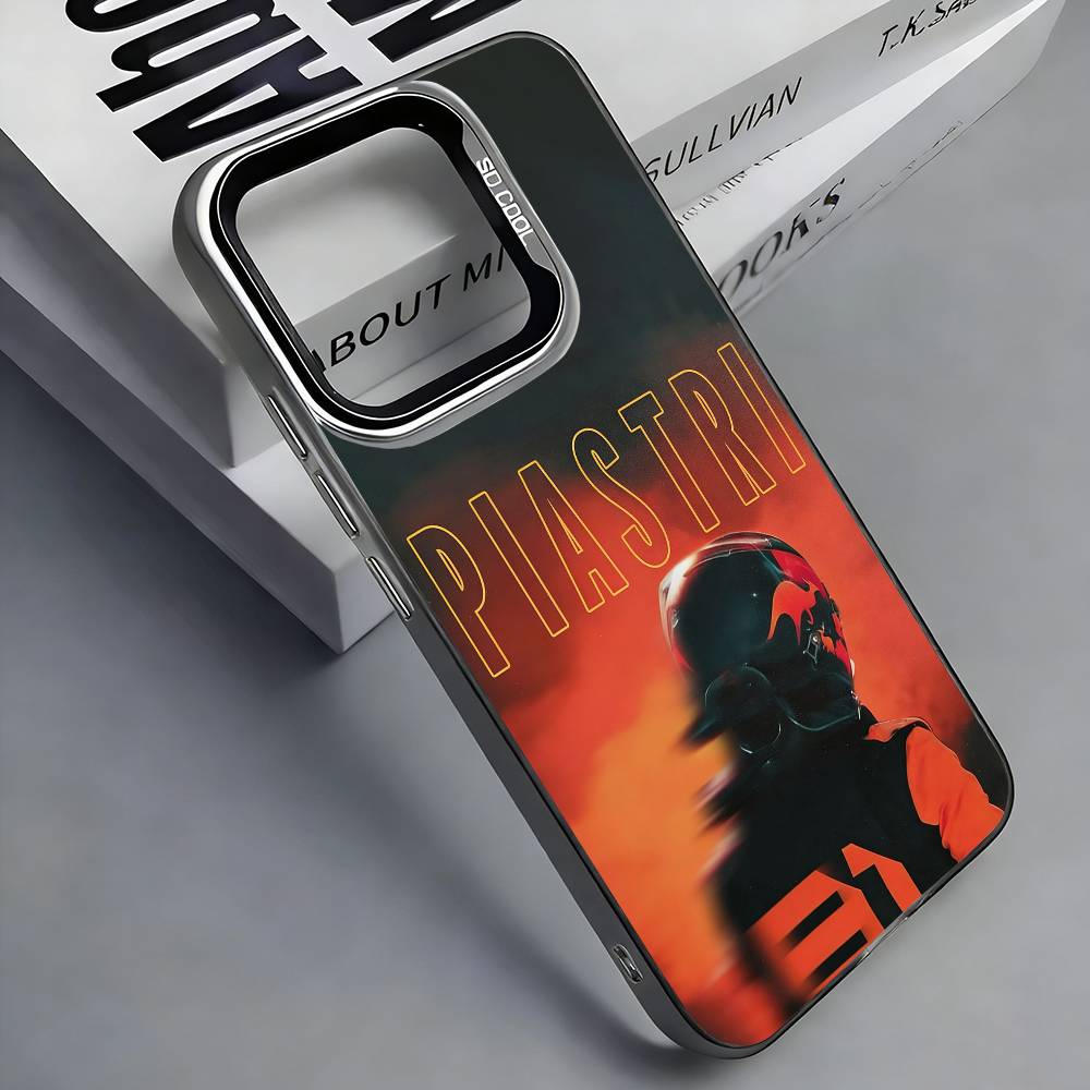 

Driver O-Oscar P-Piastri Phone Case For iPhone 17, 16,15,14,13,12,11 Plus,Pro Max, Colorful Silver Funda Cover iPhone11PROMAX