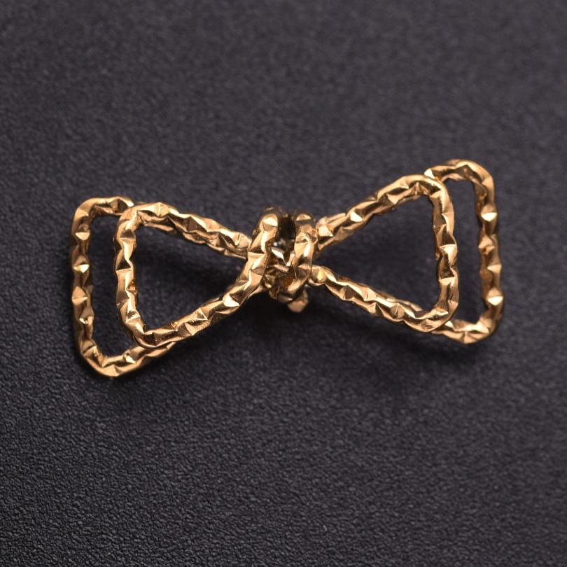 5pcs/Lot Gold Color Cute Bow Metal Charm Pendant Stainless Steel Charms For Jewelry Making DIY Men Women s Pendant Accessories