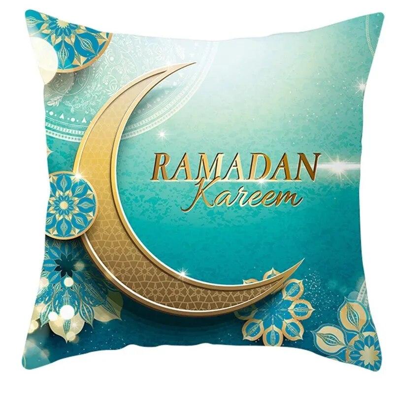 

Чехол для подушки Eid Рамадан Карим, чехол для подушки, домашний декор, исламский мусульманский чехол для подушки Eid, украшение для праздника Ид 40x40cm