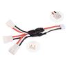 Professional XH Male to Female3P Balancer Cable Extenders With 24AWG Conductors For 7.4V 18650 Battery Charging Stations