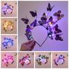Buntes LED Leuchtstirnband LED Lichter Blinkendes Stirnband Leuchtendes Schmetterlings-Haarband Kinderspielzeug