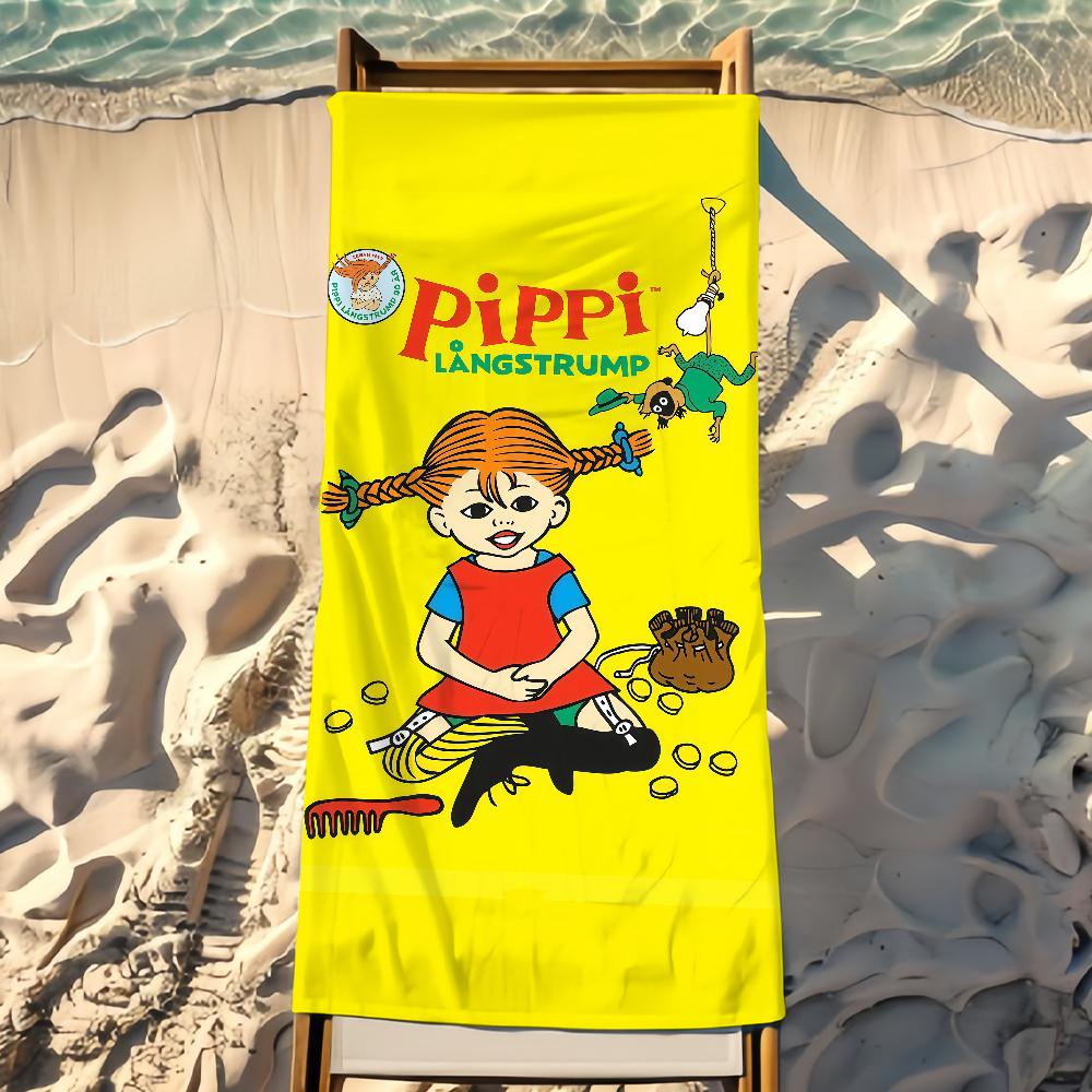 Conosci Pippi Calzelunghe Telo da Spiaggia Doccia Bagno Viaggio Leggero Delicato sulla Pelle per Piscina Campeggio Crociera Estate