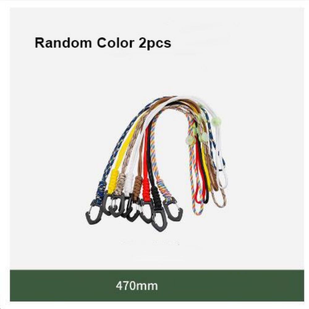 

2pcs Random Color Umbrella Rope Hook 7-Core Key Ring Carabiners Outdoor Camping Sports Accessories 7