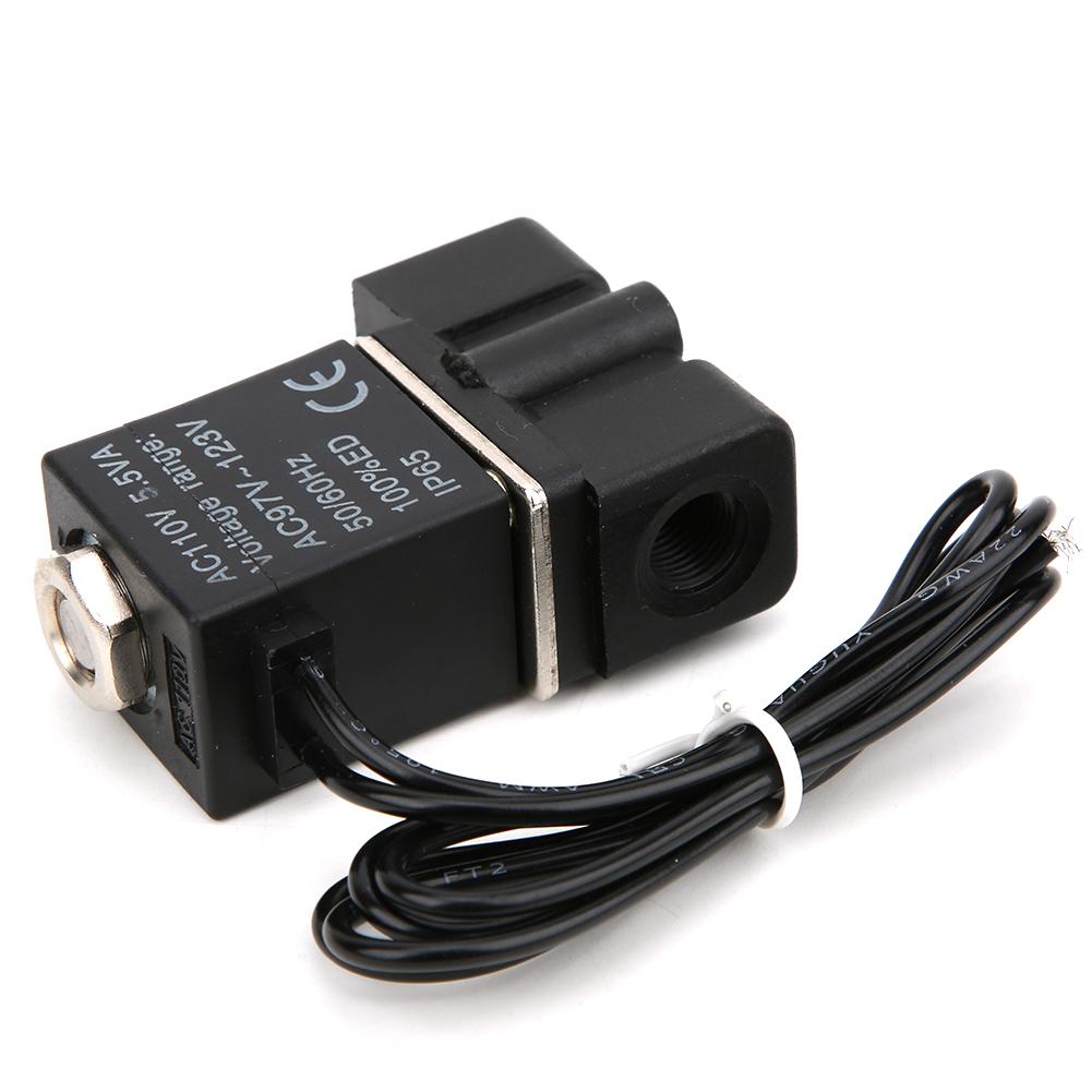 Schnell Ansprechendes Kunststoff Elektrisches Magnetventil 110V 2 Positionen 2 Wege Luft Wasser Öl