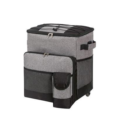 NuFeng Portable Wheeled Insulated Picnic Cooler Bag