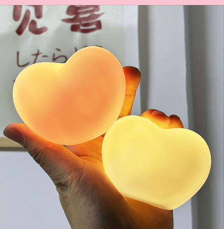 Night Love Light 520 Gift Girl Heart Romantic Atmosphere Lamp Button Battery