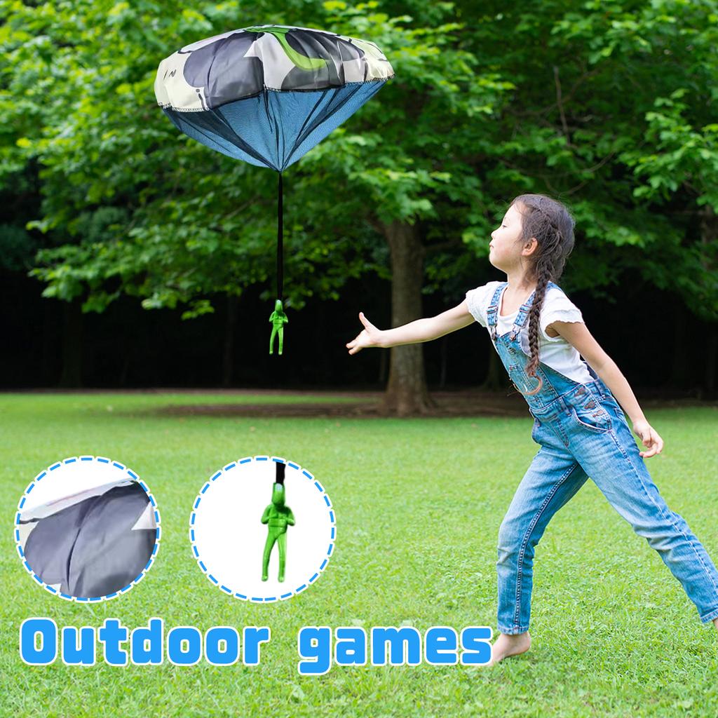 Kinderhand, Fallschirmspielzeug, Designs für Spaß beim Gleiten im Freien
