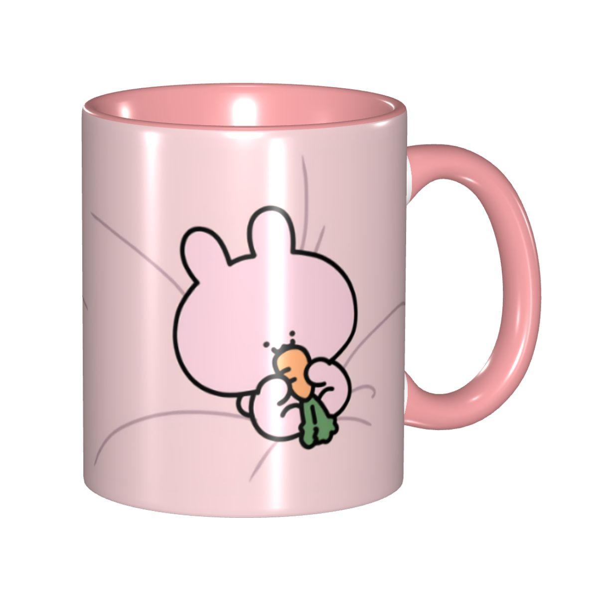 DIY Asamimichaan Anime Cartoons Asamimi Ceramic Mug Customized Coffee Cup Creative Gift 330ml