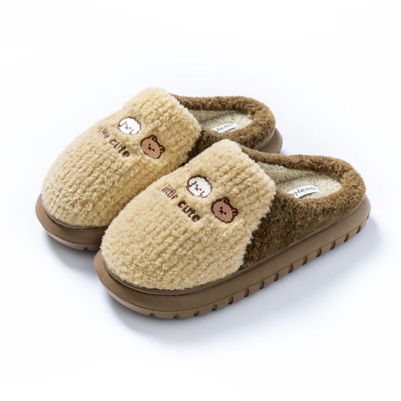 

Мультяшные теплые зимние домашние тапочки 36