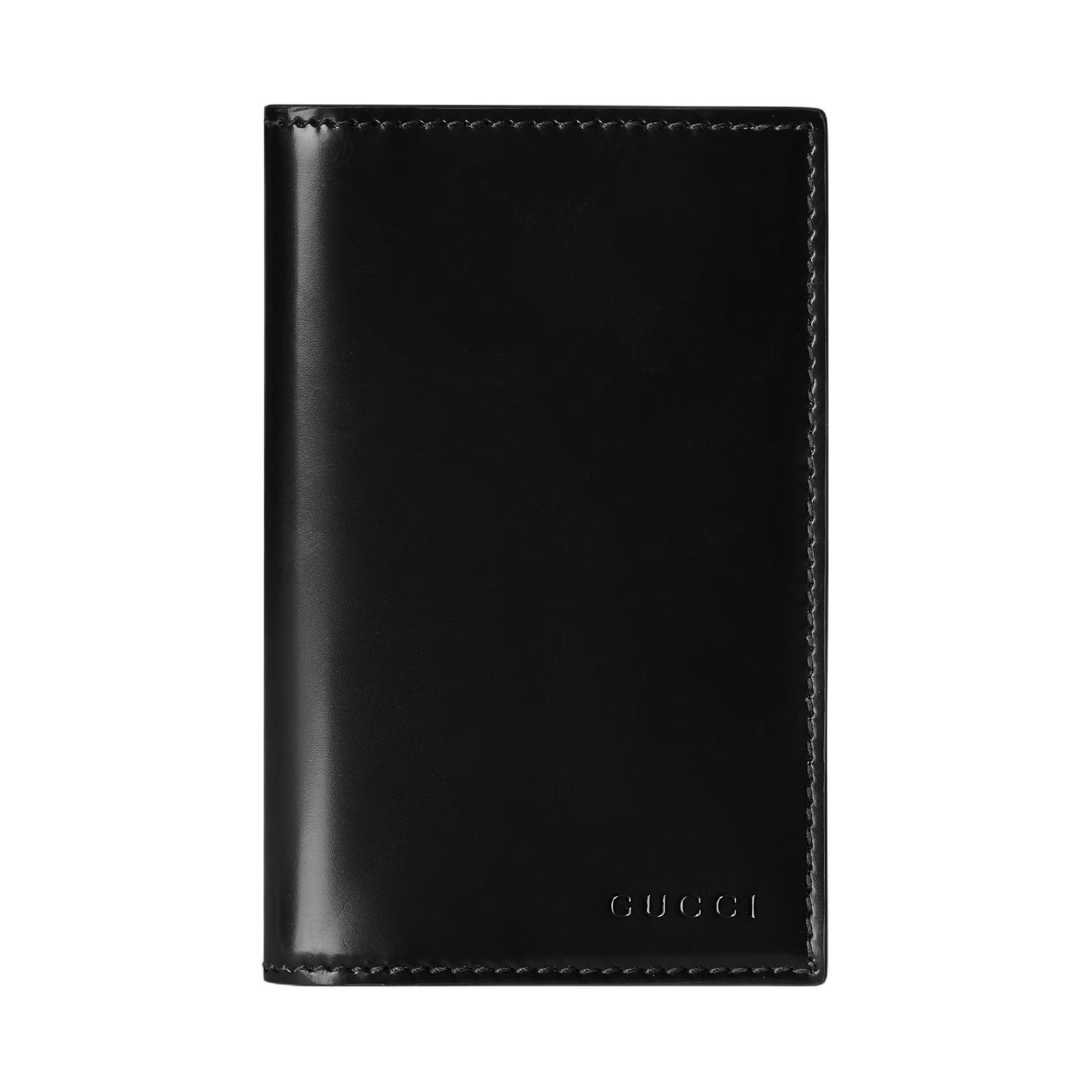 

Gucci Embossed Logo Multi-Card Slot Shiny Leather Card Holder Men Accessories Black 817373-AAECS-1000 Basic Set (Bag+Dust Bag)