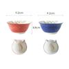 3.5 Inch Cartoon Cat Bowl Ceramic Mini Sauce Dipping Bowl Ice Cream Bowl Seasoning Dish Microwave Safe