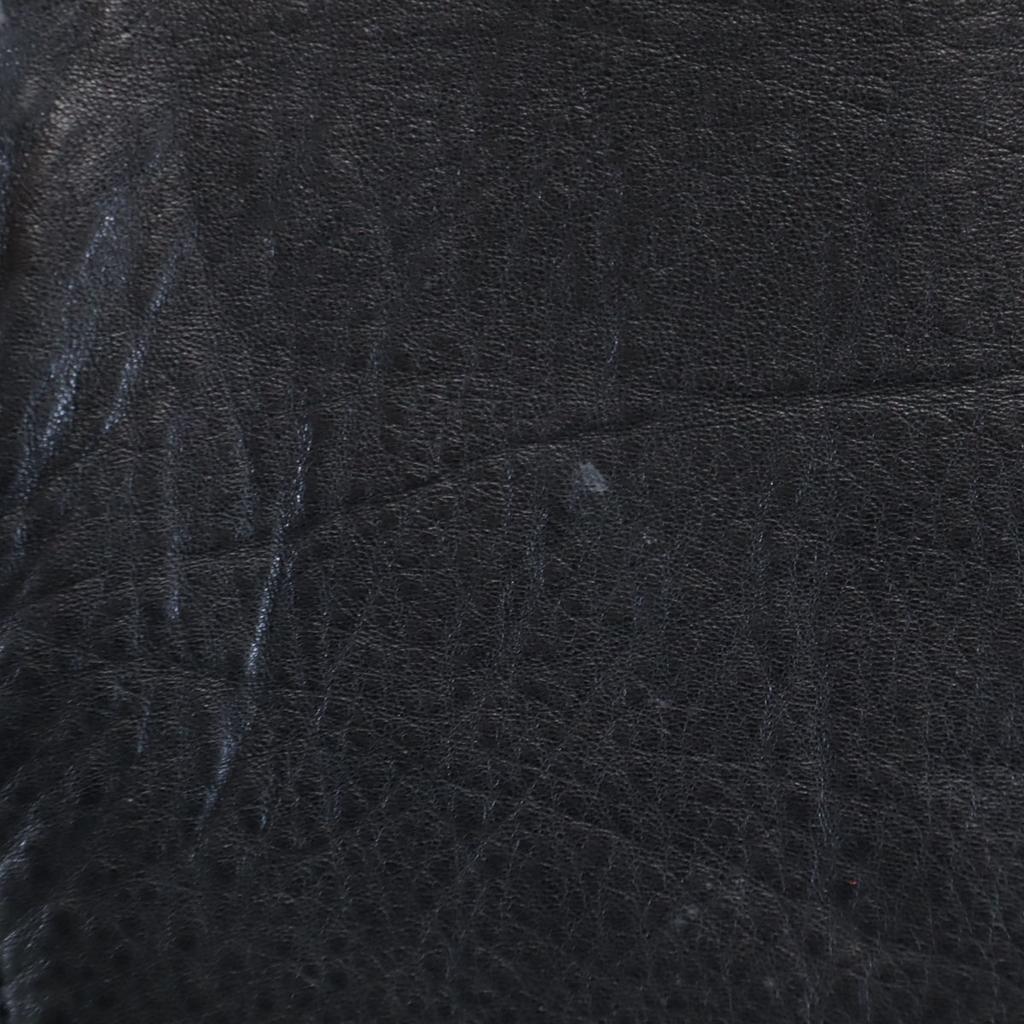 BALENCIAGA French Lamb Leather Double riders jacket 36 black Women Used