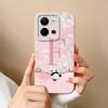 For Vivo V25 V25E Phone Cover Lovely Letters High Quality Case For Vivo V 25 Soft Liquid Silicone Lightweight Anti Drop Fundas