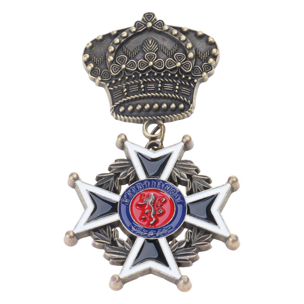 Vintage Medal Odznaka Entuzjasty Militariów Wartość Historyczna Kolekcjonerska Emblemat Odznaka Metalowa Przypinka na Ubrania Dekoracja