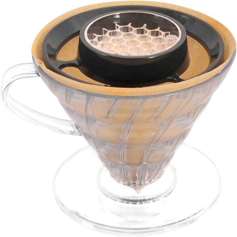 Drip Assist For Pour Over Coffee Portable Hand Brew Coffee Filter Pourover Coffee Dripper Even Brewing Cone Filter Accessories