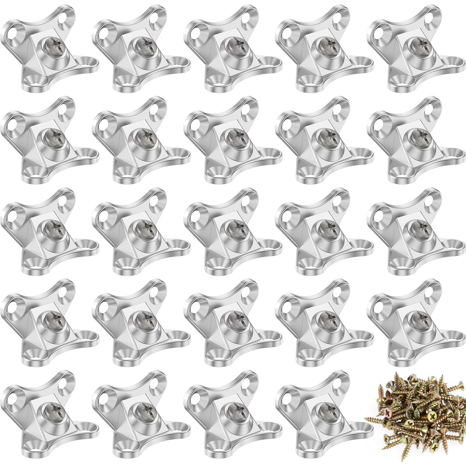 

12PCS Corner Connector Brackets Butterfly Combination Corner Code L Shape Bracket Support Connector Holder Combined Type