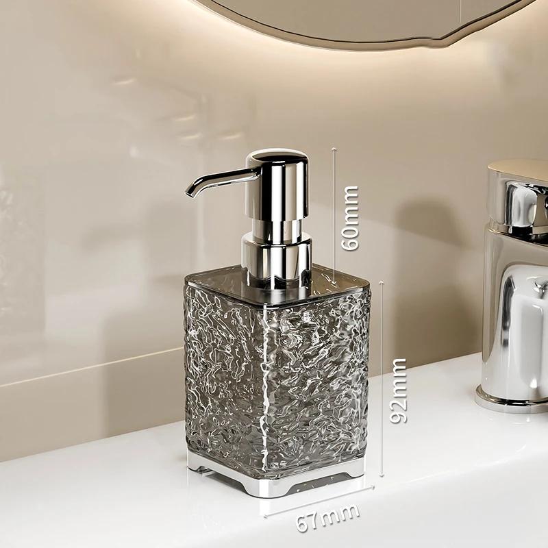 Glacier Texture Soap Bottle Creative Home Decor Shower Gel Bottles Shampoo Dispenser Bottle Kitchen Bathroom Accessories