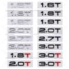 3D ABS 1.6T 2.0T 1.8T 2.7T 3.0T Logo Car Emblem Badge Sticker