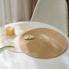 Rund Geflochtenes Set von 6 Waschbaren Runden Tischsets für Weihnachten Küche Hochzeit Esstisch 38cm Gewebte Hitzebeständige Platzsets