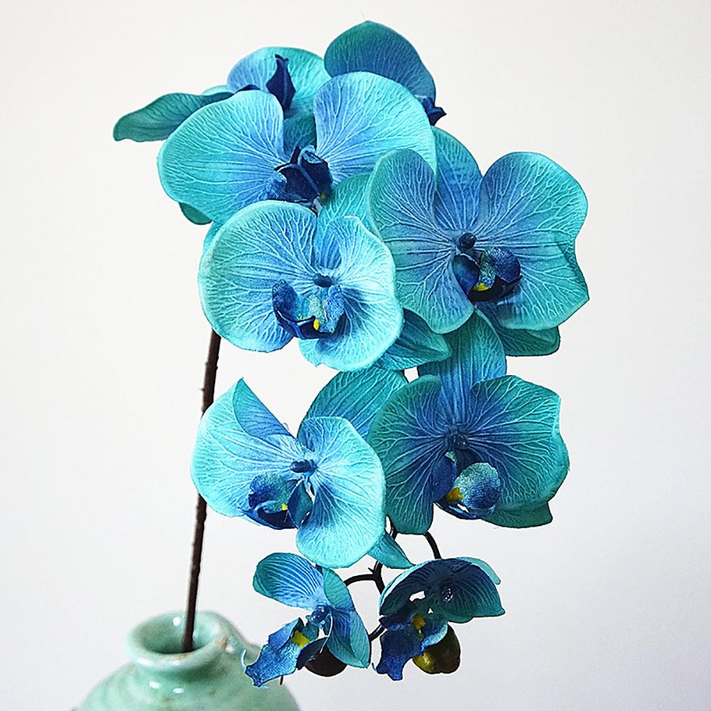 1ks Umělá květina Butterfly Orchid Živá zahrada DIY Party Svatební výzdoba Vánoční ozdoba