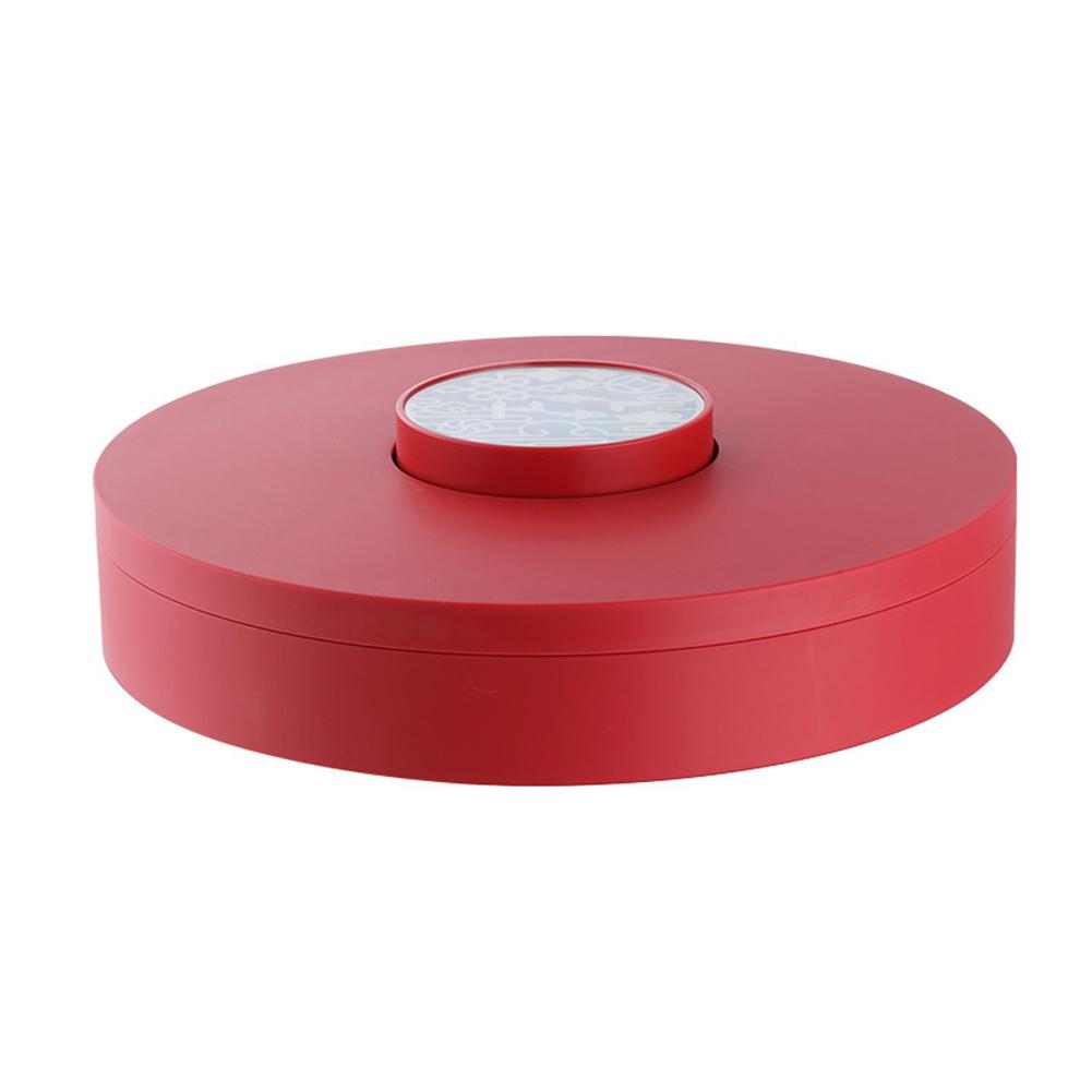 Festive New Year Candy Plate Home Living Room Large Capacity Divided Snack Candy Box With Lid Nuts Melon Seeds Dried Fruit Plate