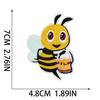 Bee Family Honey Embroidery Cloth Sticker Bag Decoration Sunflower Patch Sticker Cartoon Summer Bicycle Embroidery Sticker