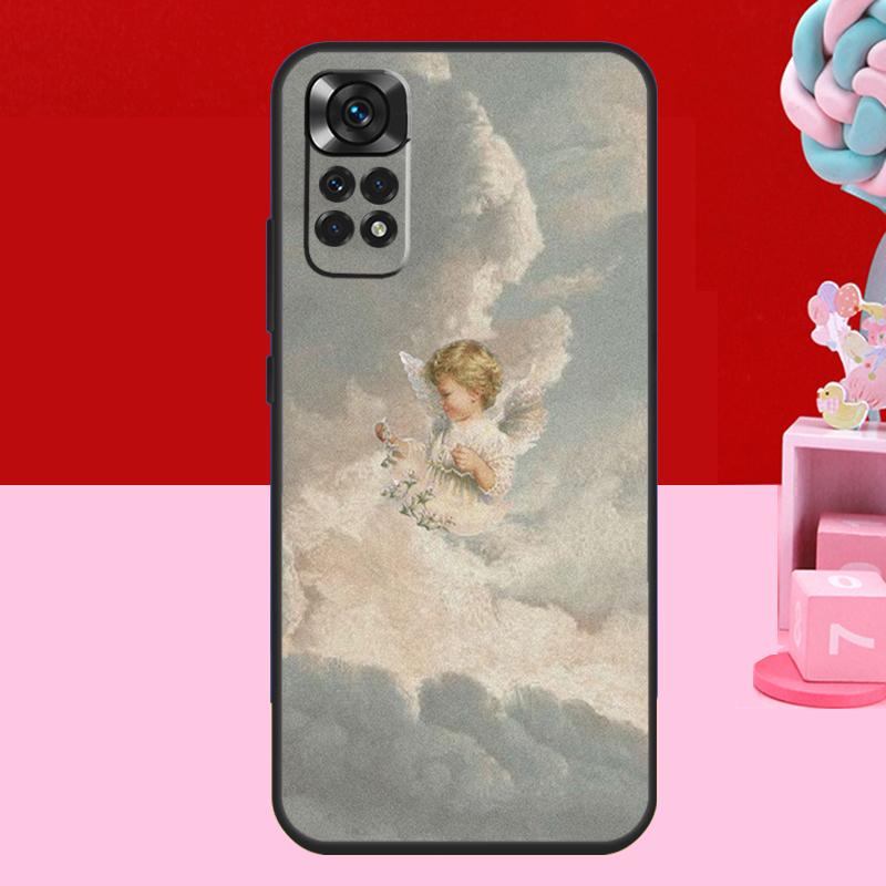 Renaissance Angel Aesthetic Case For Xiaomi Redmi Note 14 13 12 11 10 15 Pro Plus Redmi 15 C 10C 12C 13C 14C Soft Cover