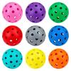 3Pcs Golf Balls Practice Choose Hole Ball White Blue Yellow Orange Red Indoor Ourdoor Golf Plastic Ball
