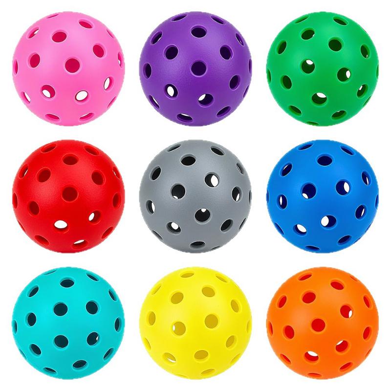3Pcs Golf Balls Practice Choose Hole Ball White Blue Yellow Orange Red Indoor Ourdoor Golf Plastic Ball