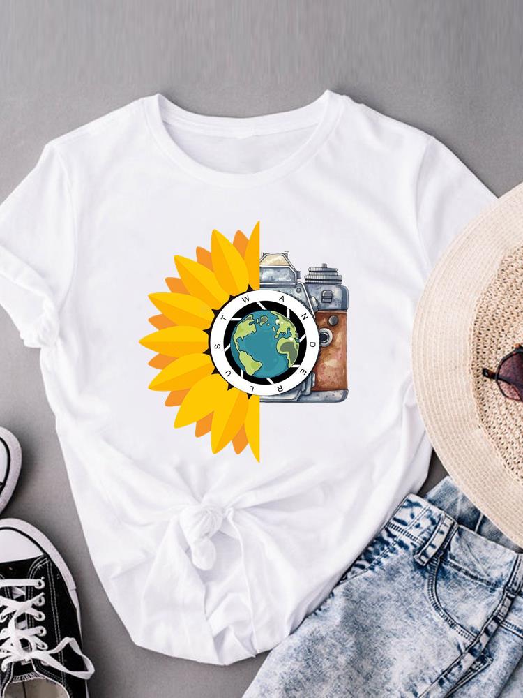 (Asian Size) letter love trend T-shirts O-neck Casual Clothing Fashion Female Women's Top Short Sleeve T shirt Printed Graphic Tee