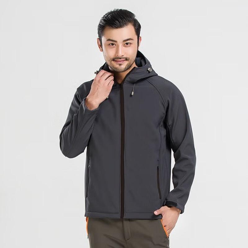 Qibaisi Women's Outdoor Thickened Softshell Jacket