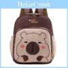Capybara Kids Backpack With Cartoon Pattern For Preschool School Use