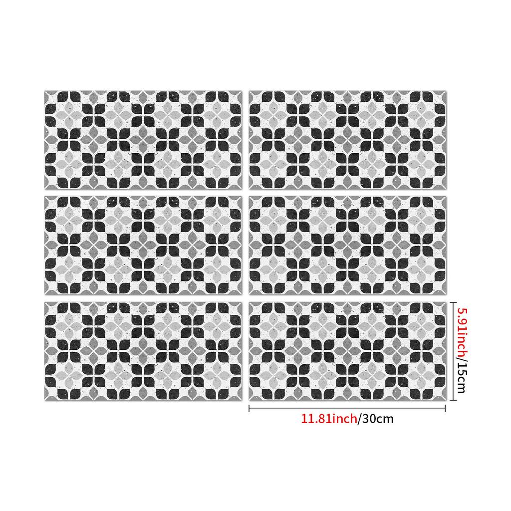 Industrial Style Retro American Tile Sticker, Self-Adhesive Waterproof Pvc Wall Decoration Kitchen Bedroom Wall Sticker Wallpaper