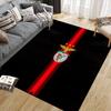 Sport Lisboa e Benfica2 Flannel Pattern Square Carpet,Area Rug,Carpet Rug for Living Room Bedroom Sofa Playroom Decor,Non-slip Floor Mat