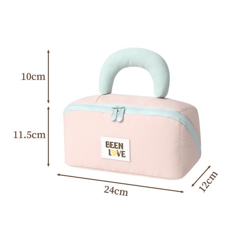 Large Capacity Nylon Organizer With Waterproof Design For Beauty And Travel Use