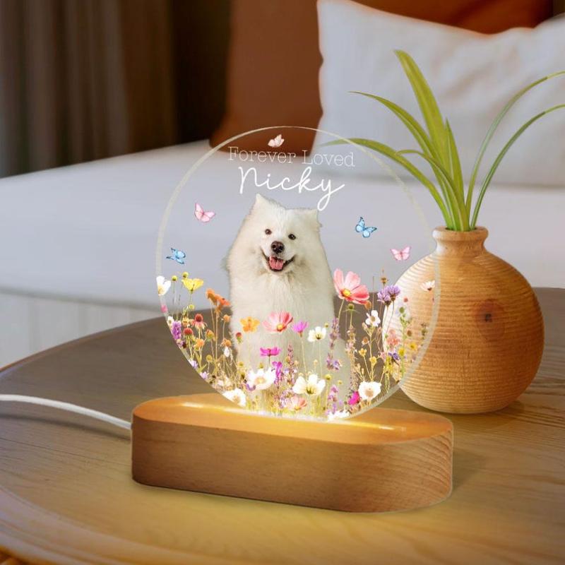 Custom Pet Picture Decor Crafted Pet Art Accent For Home Desk Entryway Side Table Curated Pet Gift Token Pet Parents Pet Themed