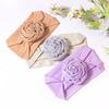 New baby nylon headscarf cute solid color baby fontanelle elastic headband comfortable children's hair accessories