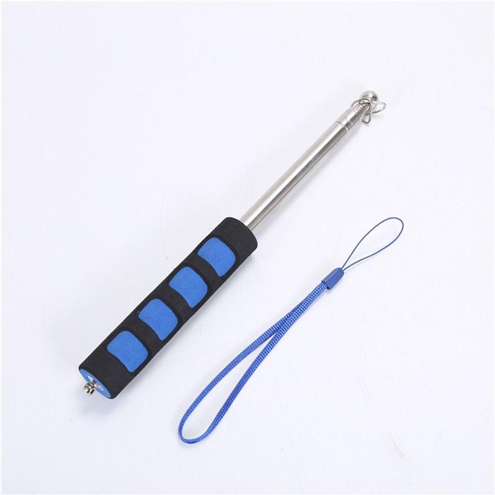 

Телескопический флагшток из нержавеющей стали 1,2 м, регулируемая гибкая ручка с эргономичной рукояткой, легкая портативная указка для учителя для класса, экскурсий 1Pc синий