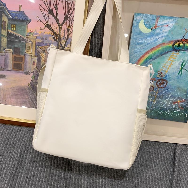 Student Commuter Shoulder Bag Girls Color Block Handbag Crossbody Bag