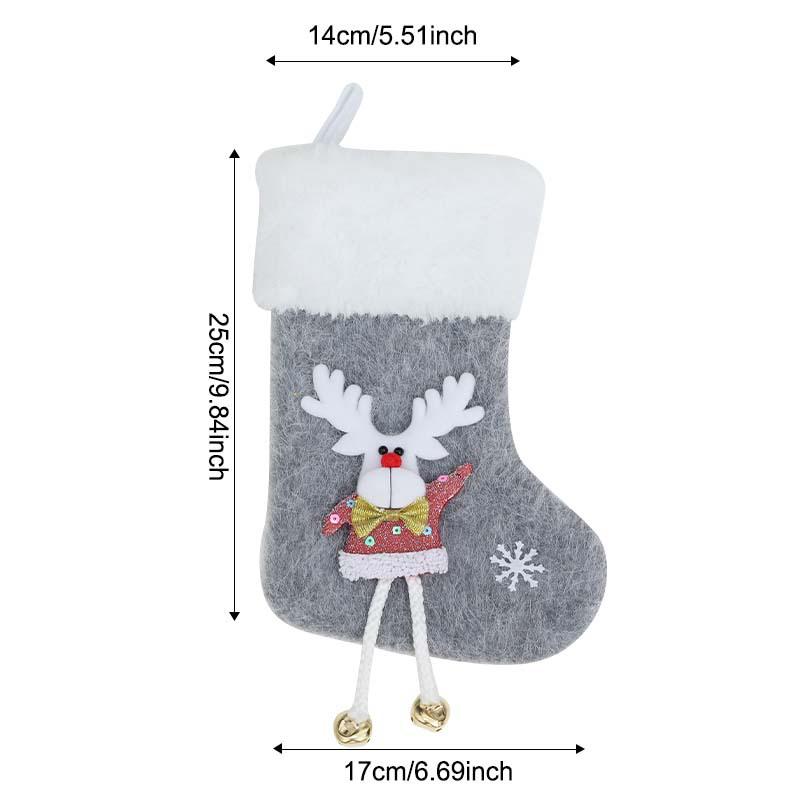 New Santa Claus Christmas Stockings and Ornaments