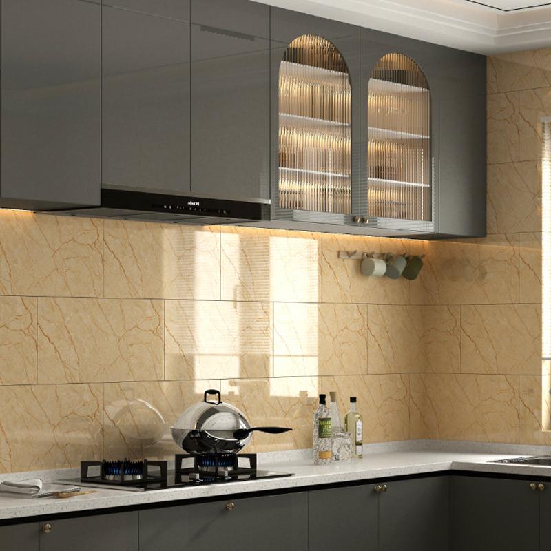 10Pcs Marble Wallpaper Super Strong Adhesive Waterproof Sticker For Bathroom Kitchen Decor Design